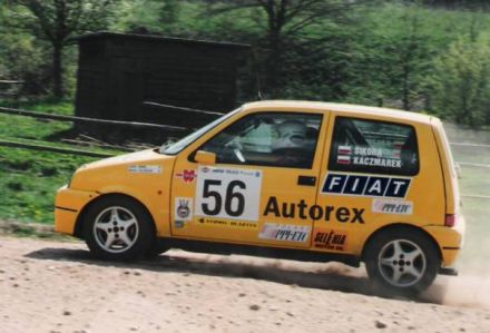Jacek Sikora i Marek Kaczmarek - Fiat Cinquecento Sporting.